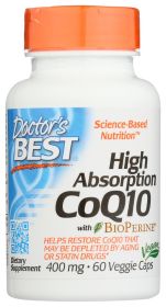 DOCTORS BEST: Hi Abs Coq10 400Mg