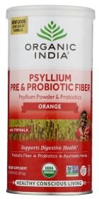 ORGANIC INDIA: Fiber Psyllm Probio Ornge