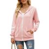 Long Sleeve Cardigan Zip Hoodie Sweatshirt
