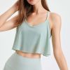 Cloud Mesh Yoga Vest Women Fixed Chest Pad Workout Top Shockproof Running Quick Drying Sports Bra