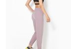Drawstring Elastic Fitness High Waist Yoga Pants