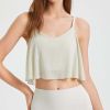 Cloud Mesh Yoga Vest Women Fixed Chest Pad Workout Top Shockproof Running Quick Drying Sports Bra