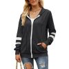 Long Sleeve Cardigan Zip Hoodie Sweatshirt
