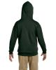 Youth 8 oz. NuBlend¬Æ Fleece Pullover Hooded Sweatshirt - BLACK - S