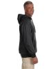 Adult Organic/Recycled Heathered Fleece Pullover Hooded Sweatshirt - BERRY - S