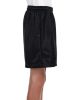 Youth Six Inch Inseam Mesh Short - BLACK - XS